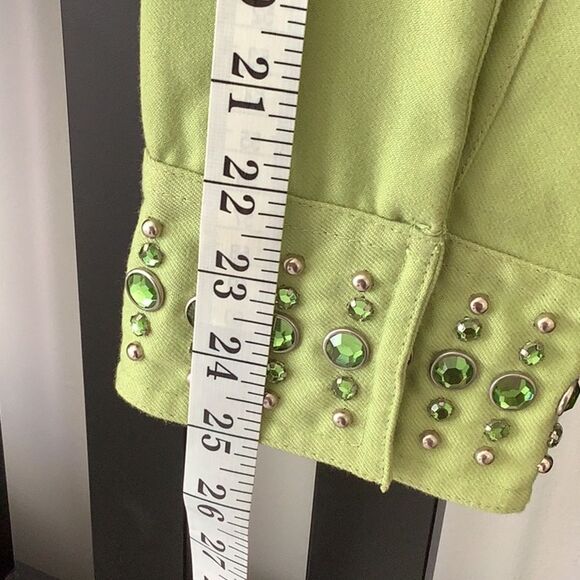 Gordon & James Cowgirl Studded Bling Western Jean Jacket Style - Picture 6 of 8